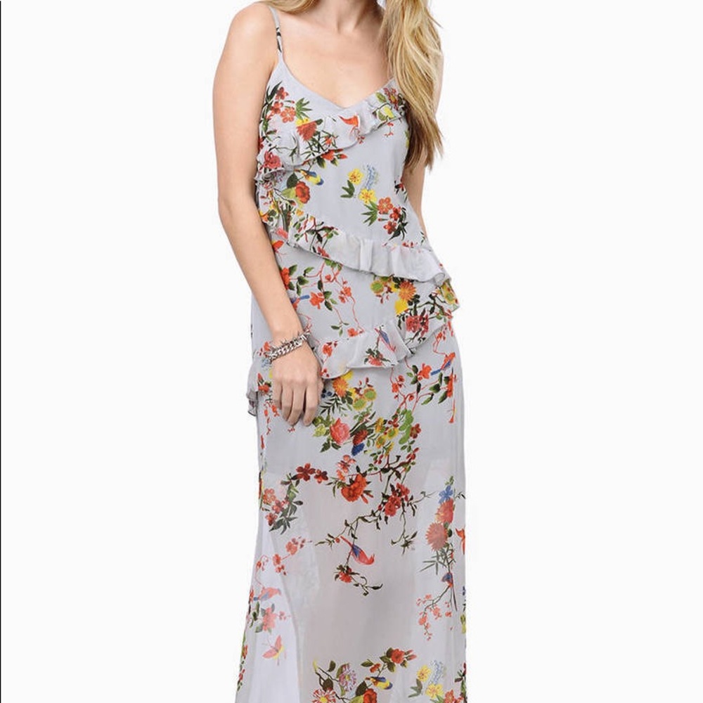 Grey maxi dress